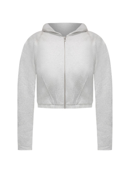 Loungeful Relaxed-Fit Full-Zip Cropped Hoodie | Lululemon (US)