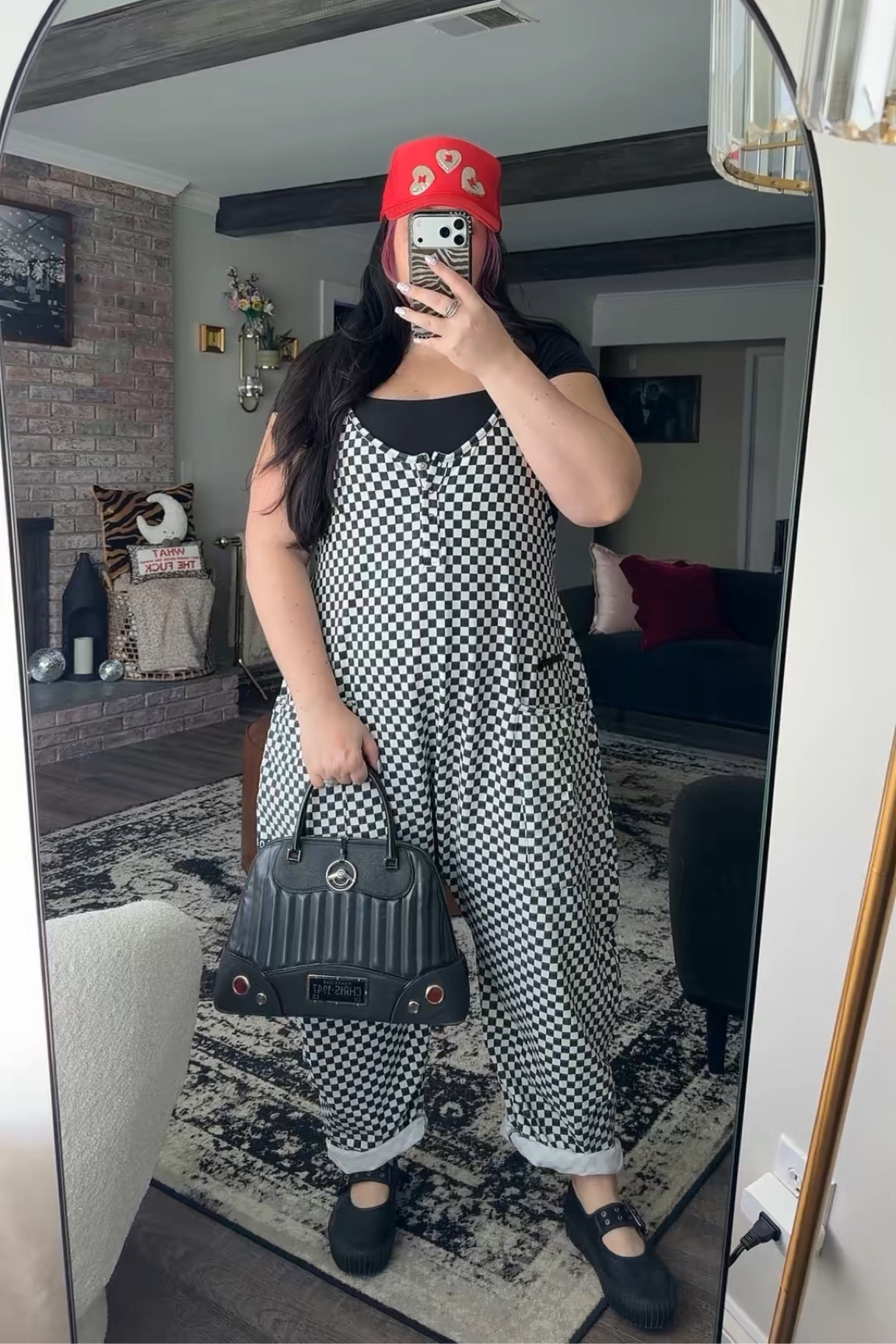 05.04.2026 OOTD ❤️
Jumpsuit is Rags Apparel, Hat is Manti Mountain Silver Co 🥰 Handbag is a vintage Christian Dior Cadillac bag from the John Galliano era ❤️

#LTKootd #LTKMidsize #LTKdayinmylife
