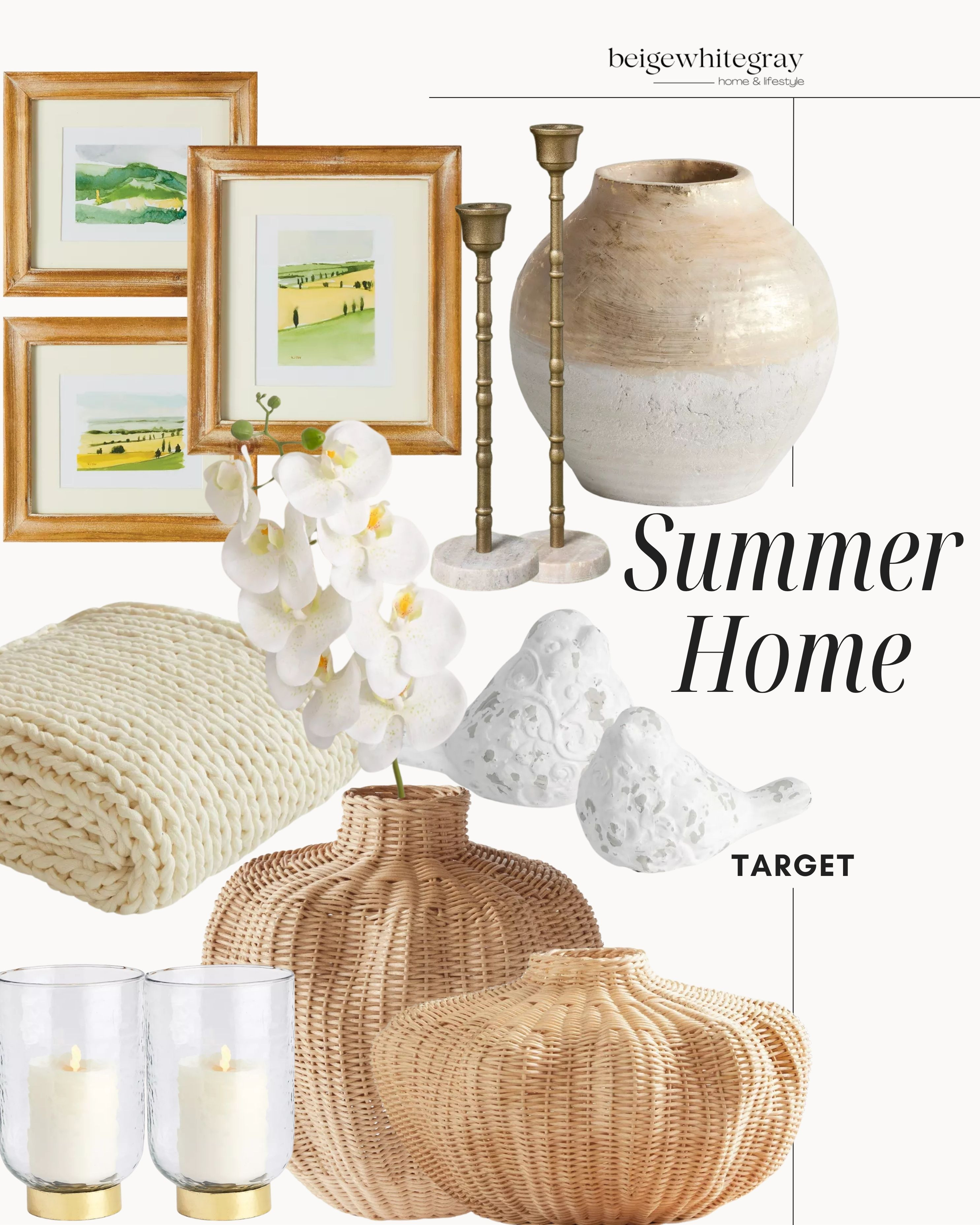 Summer Home from Target!
Target Home / Summer Home Decor / Summer Greenery / Faux Flower Arrangements / Fluted Vases / Decorative Trays / Light Linen Curtains / Pastel Throw Pillows / Spring Throw Pillows  / Textured Blankets / Woven Baskets / Fresh Floral Wreaths / Spring Greenery / Spring Stems / Ceramic Tableware / Soft Area Rugs / Glass Candle Holders / Rattan Decor Accents / Travertine Decor / Spring Scented Candles / Spring Framed Art /  Floral Art / Lightweight Bedding / Rustic Planters / Terracotta Pots / Seasonal Centerpieces / Minimalist Shelf Decor / Accent Mirrors / Open Weave Storage Baskets / Wood Bead Garlands / Decorative Bowls / Textured Vases / Marble Decorative Boxes / Marble Accents / Neutral Spring / Organic Modern Decor / Brass Candlestick Holders / Marble Decorative Boxes / Linen Accents / Woven Blanket Baskets / Floral Wallpaper / Scalloped Decor / Neutral Home Furniture / Living Room Furniture / Entryway Furniture / Bedroom Furniture / Linen Sofa / Neutral Accent Chairs / White Oak Coffee Table / Arched Cabinets / Fluted Furniture /  

 

#LTKSeasonal #LTKHome #LTKStyleTip