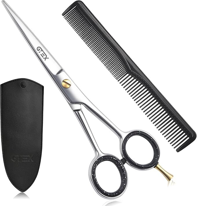 GTEX Hair Scissors, 6.5 inch Professional Hair Cutting Scissors for Women Men Adults - Barber Sci... | Amazon (US)