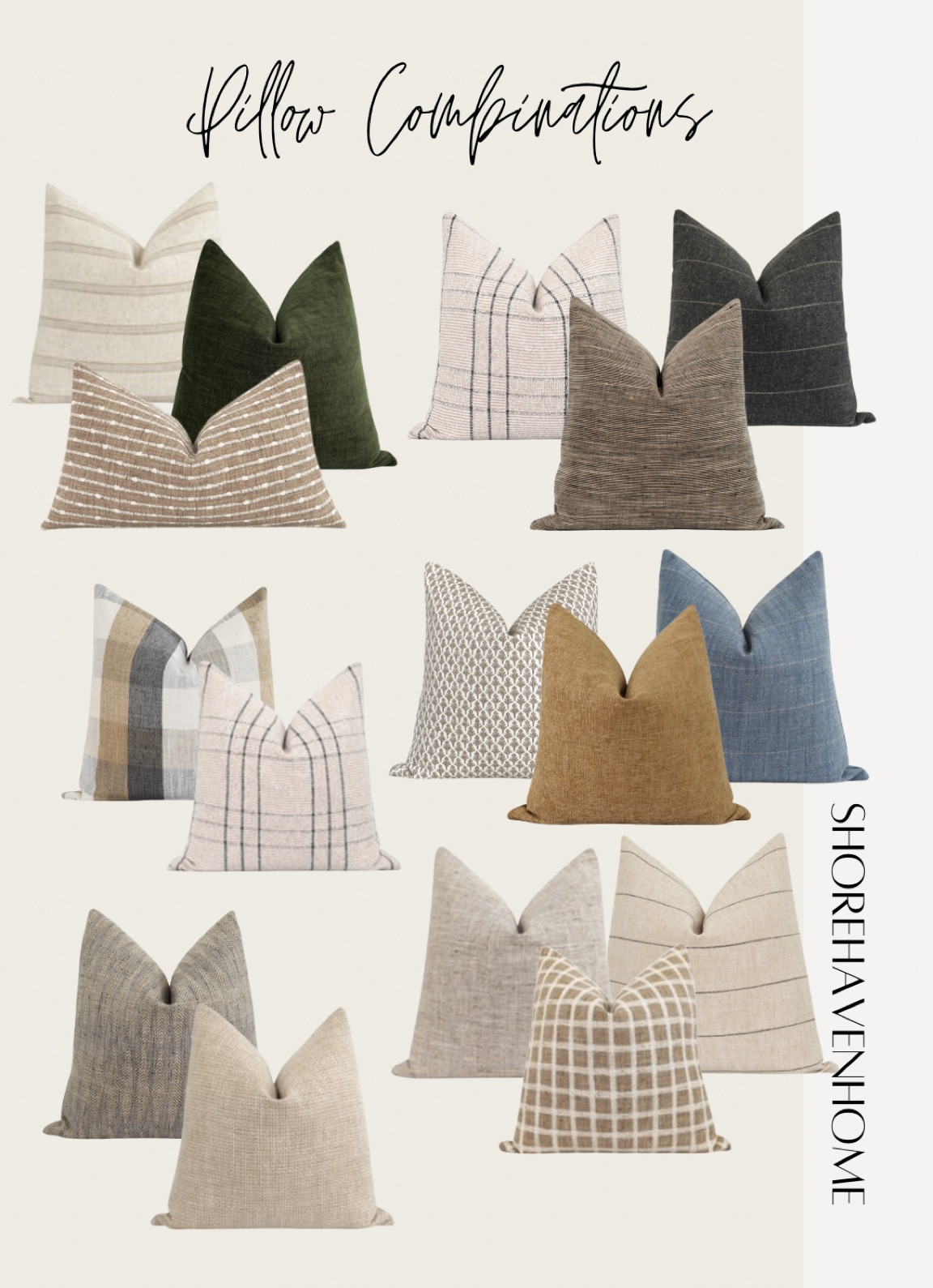 Pillows, pillow combinations, textured pillows

#LTKstyletip #LTKhome