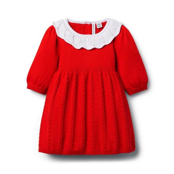 Baby Collared Cable Knit Sweater | Janie and Jack