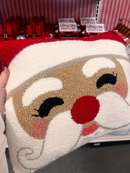 Michaels has the most adorable holiday pillows and I could not resist this one! Hooked Santa Claus pillow with cap. 

#LTKHoliday #LTKSeasonal #LTKhome