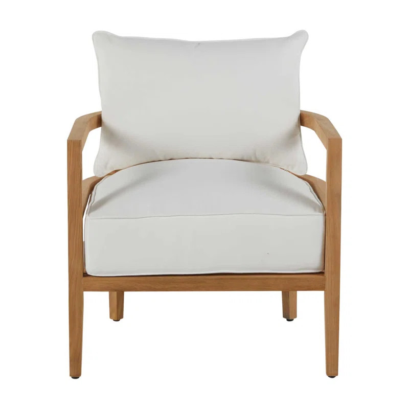 Santa Barbara Teak Patio Chair with Cushions | Wayfair North America