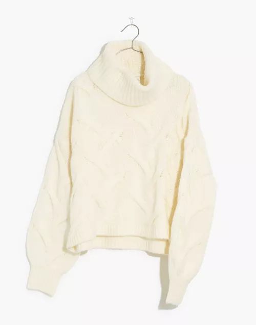 Somervell Modern Cable Turtleneck Sweater | Madewell