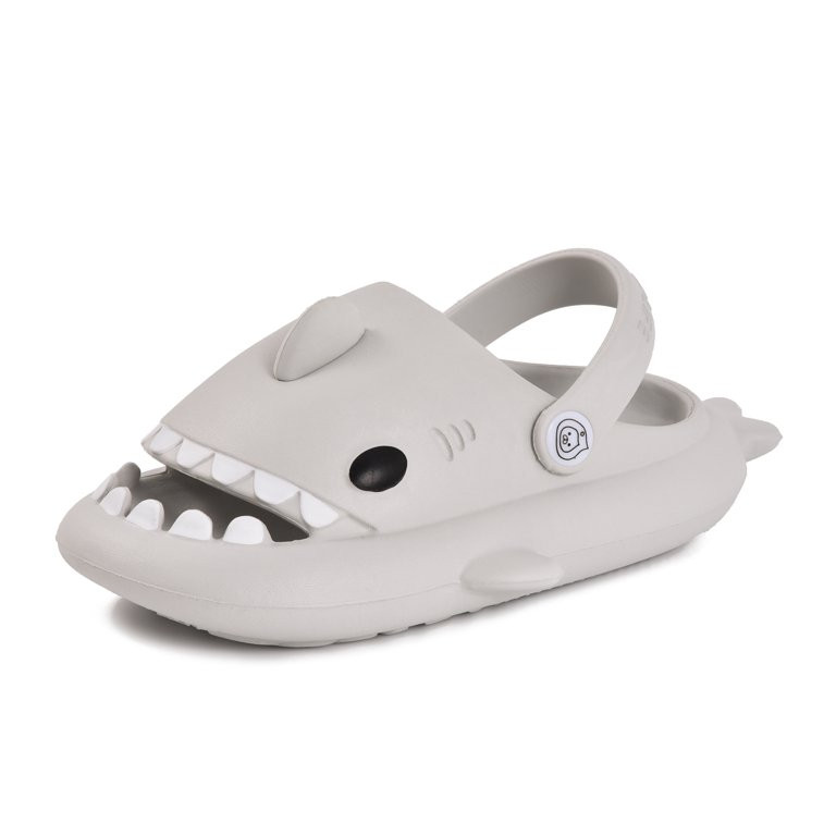 JACKSHIBO Kids Cloud Shark Slides Non-Slip Summer Beach Clogs Sandals Garden Mules Pool Cute Cart... | Walmart (US)
