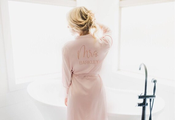 Bride Robe  Bridesmaid Robes  Bridal Robe  Silk Satin & | Etsy | Etsy (US)