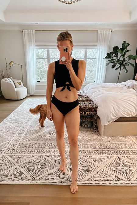 I’m more about that one piece life these days (3 kids), but these high waisted bottoms offer enough coverage that I feel totally comfortable. I also love this top – so cute!

#LTKstyletip #LTKswim #LTKtravel