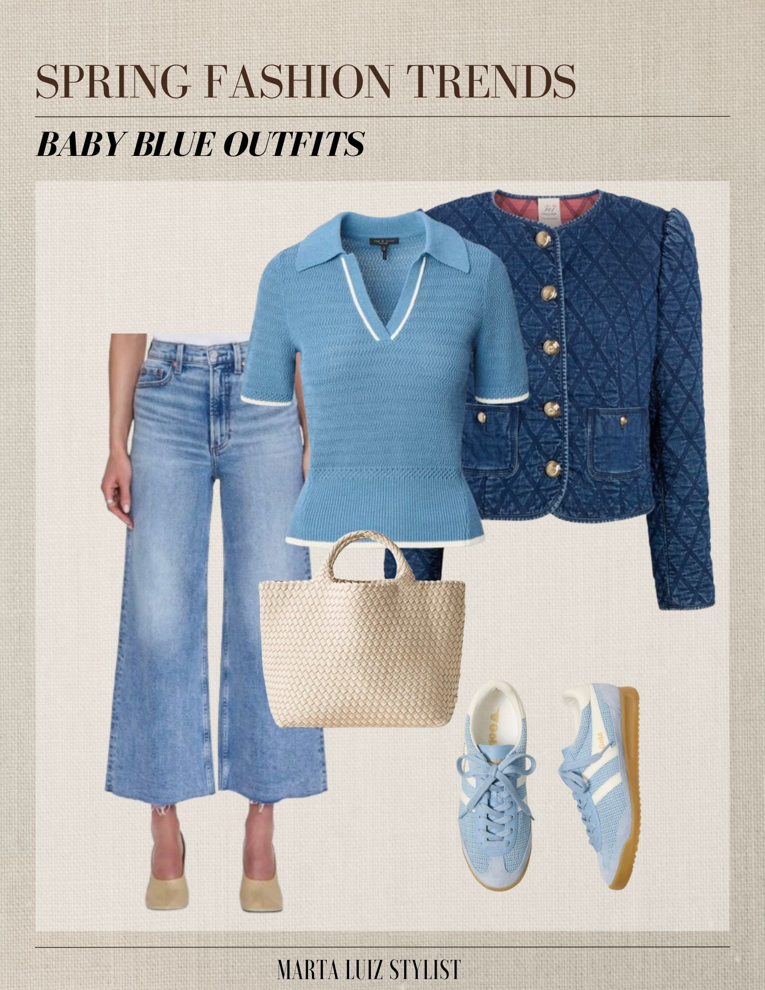 Spring trends 2026
Elevated casual spring outfit idea 
Baby blue outfit for spring 

#LTKWorkwear #LTKTravel #LTKootd