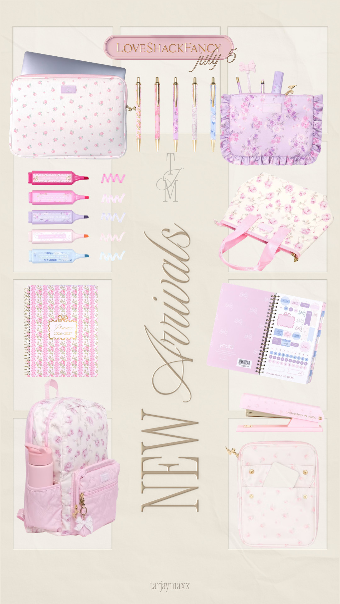 Back-to-school shopping just got a whole lot cuter 🎀📚 The LoveShackFancy x Target school collection launches online July 5 at 5 AM CDT and in stores July 5. From backpacks and lunch bags to notebooks, pens, and laptop sleeves... I already know these are going to go FAST!

prime day deals, wedding guest dress summer, fathers day gift guide, date night outfits, travel outfits, summer outfits, summer dresses, country concert outfits, concert outfits, business casual workwear, target new arrivals, LoveShackFancy x Target, back to school, school supplies, july launch
 

 #LTKootd #LTKSeasonal #LTKTravel