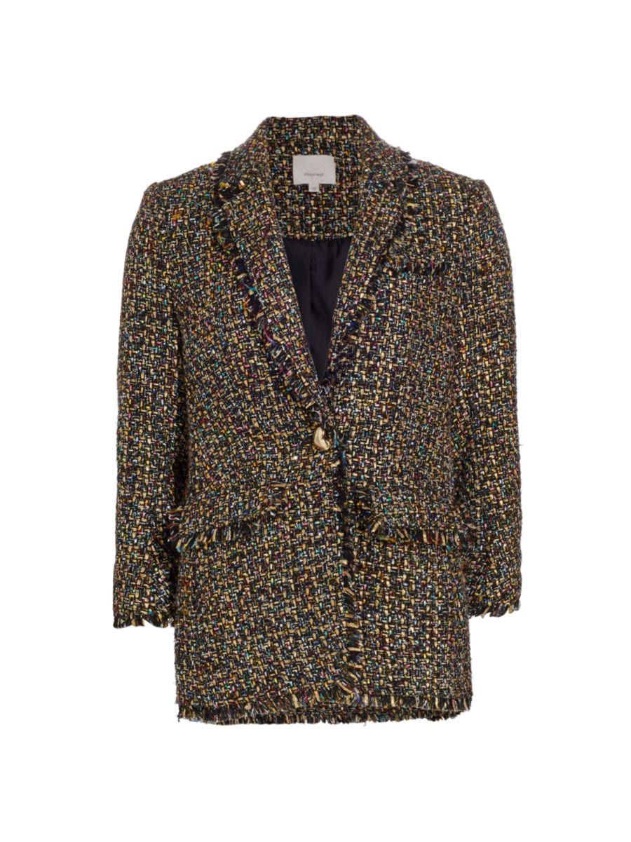 Khloe Confetti Tweed Blazer | Saks Fifth Avenue