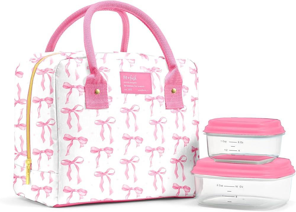Fit & Fresh Lunch Bag For Women, Insulated Womens Lunch Bag For Work, Leakproof & Stain-Resistant... | Amazon (US)