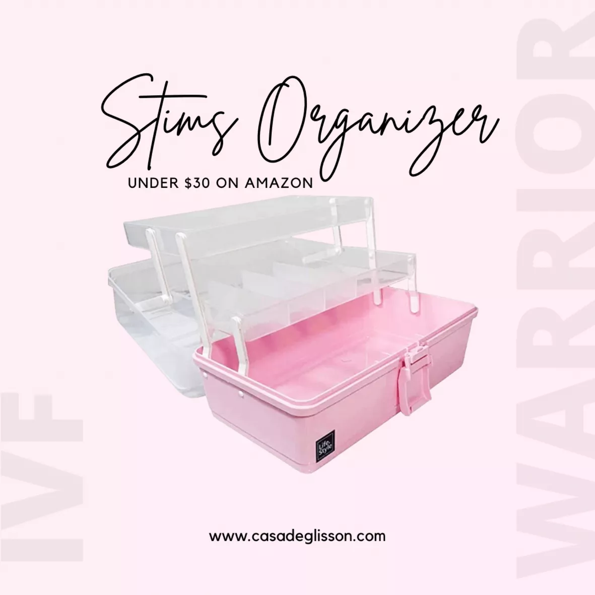 Pink Medicine Organizer Box - 3 … curated on LTK