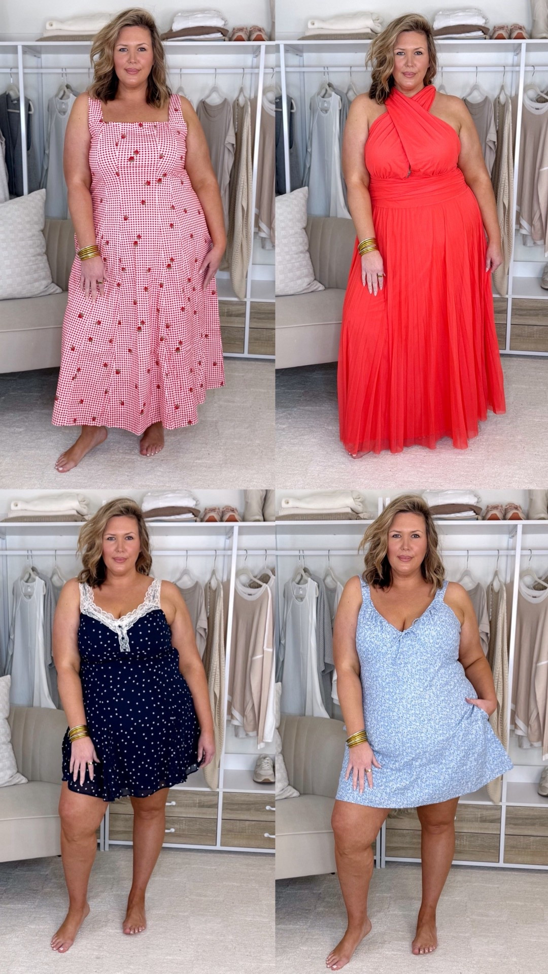Wearing an XXL in everything here, the blue dress is an XXL tall but it does still run short! The last two dresses are too small in my belly area FYI! Plus size fashion, everyday outfit ideas, spring fashion, spring dresses, ootd, mom style, honest try on

#LTKPlusSize #LTKMidsize #LTKSeasonal