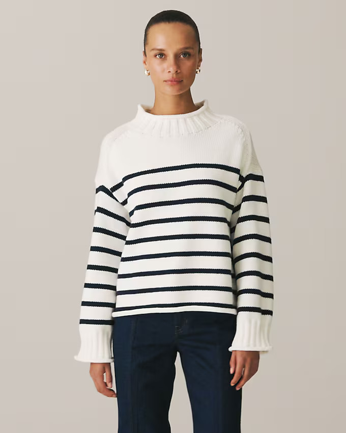 2025 Rollneck™ sweater in stripe | J. Crew US