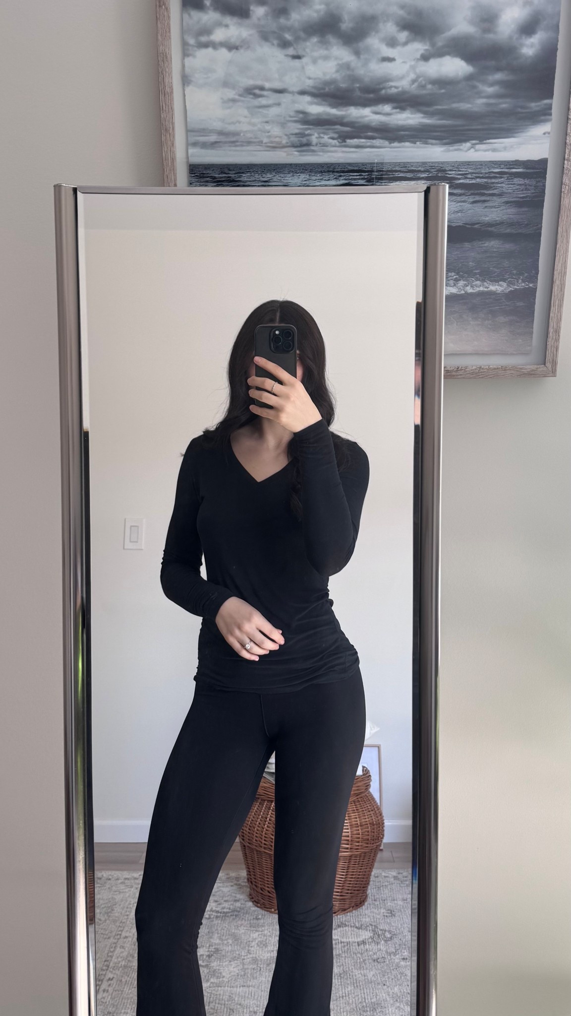 Aerie Real Me High Waisted Crossover Flare Legginggs