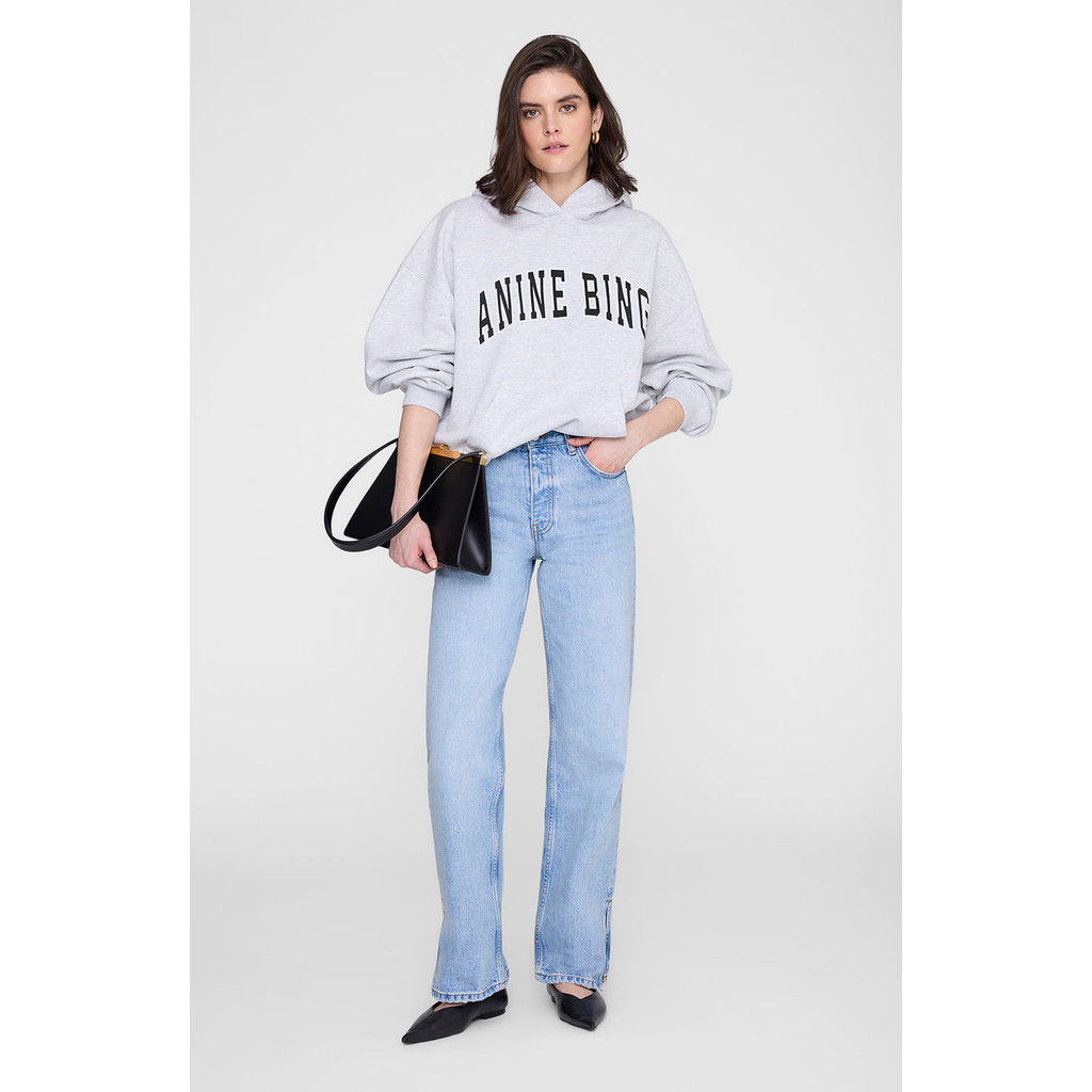 ANINE BING Harvey New Classic Sweatshirt in Medium Heather Grey at Nordstrom, Size Large | Nordstrom