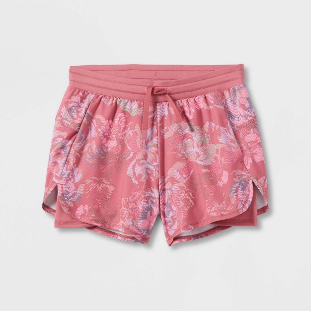 Girls' Double Layer Run Shorts - All in Motion™ | Target