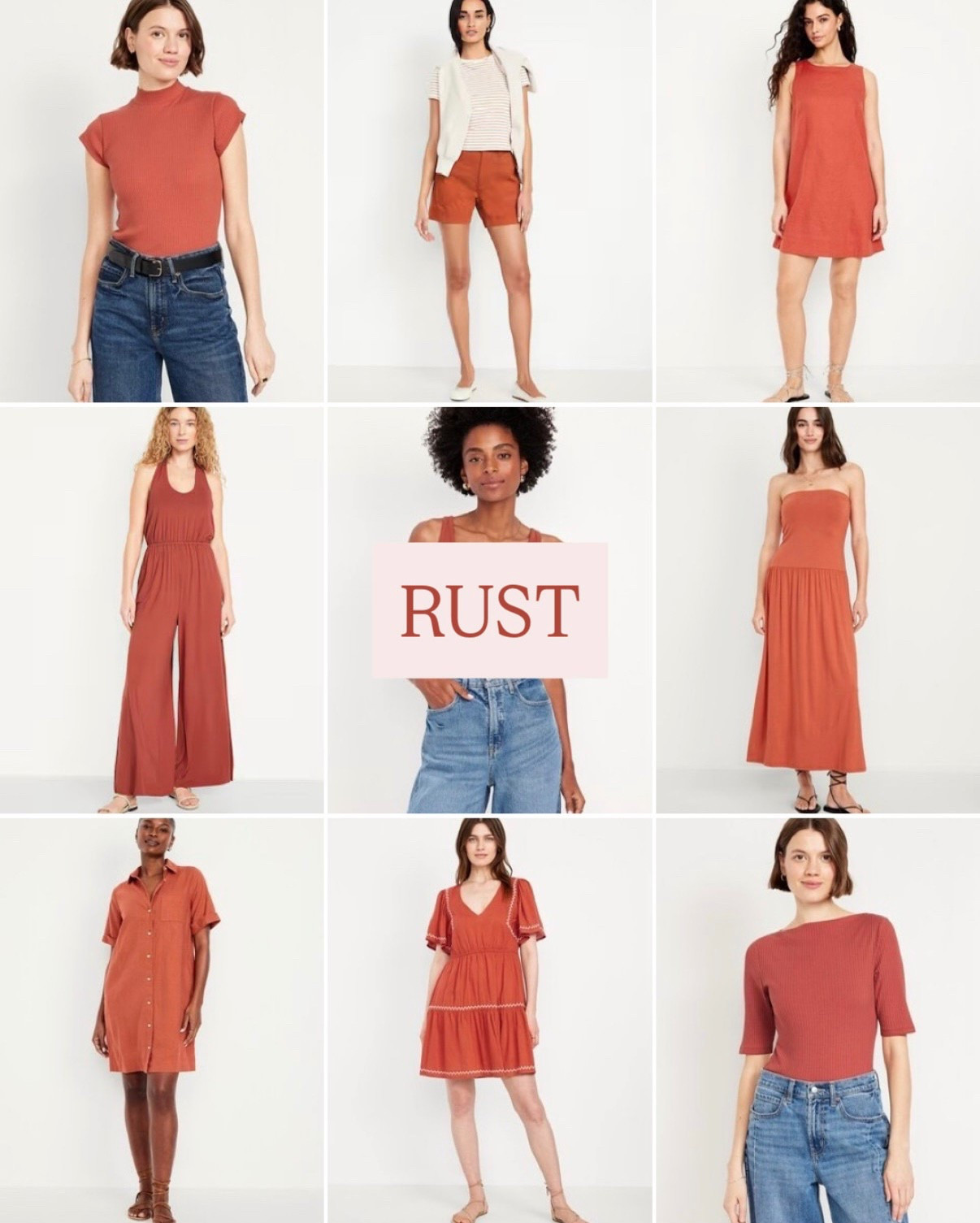 Old Navy Gingerspice = Rust

#LTKSummerEdit #LTKStyleTip #LTKFindsUnder100