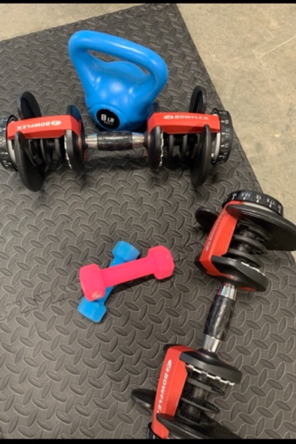 My workout gear for home and travel. My husband and I share the Bowflex adjustable weights and we can use them for so many exercises. 

#LTKsalealert #LTKFitness #LTKxPrimeDay