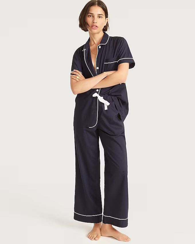 End-on-end cotton short-sleeve pajama set | J.Crew US