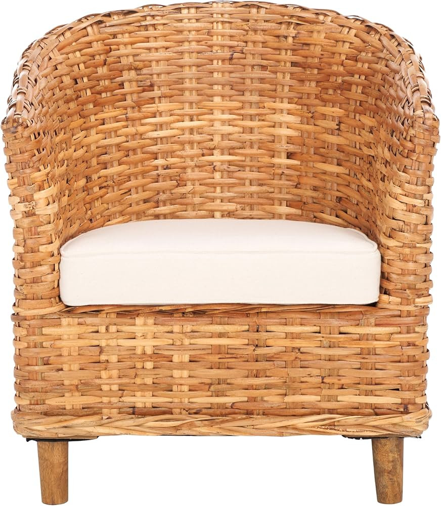 Safavieh Home Collection Omni Honey Barrel Chair | Amazon (US)