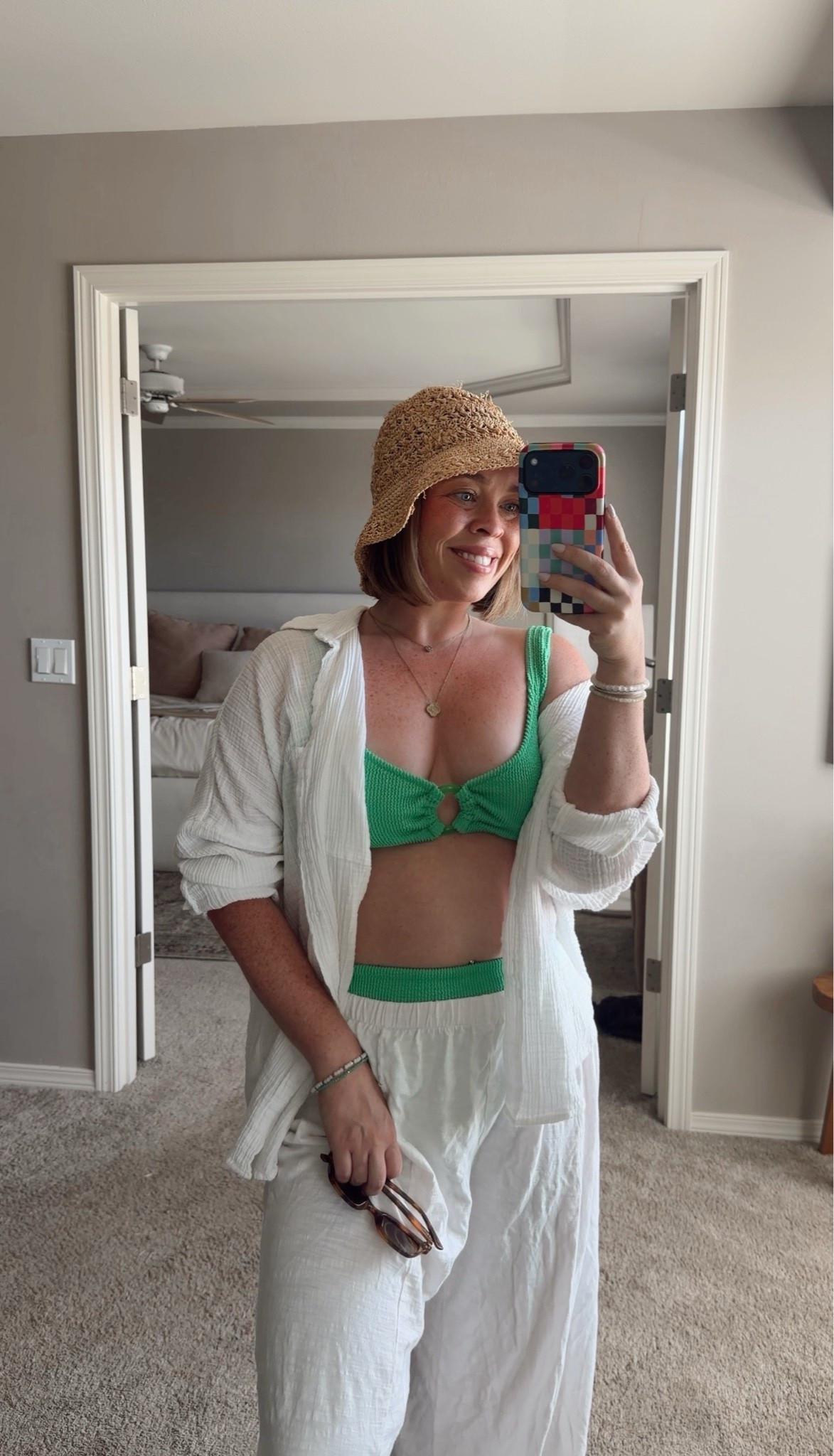 Lake Day OOTD 💚🌊☀️ size 8/10 | M/L | 5’4”

#LTKootd #LTKMidsize #LTKSwim
