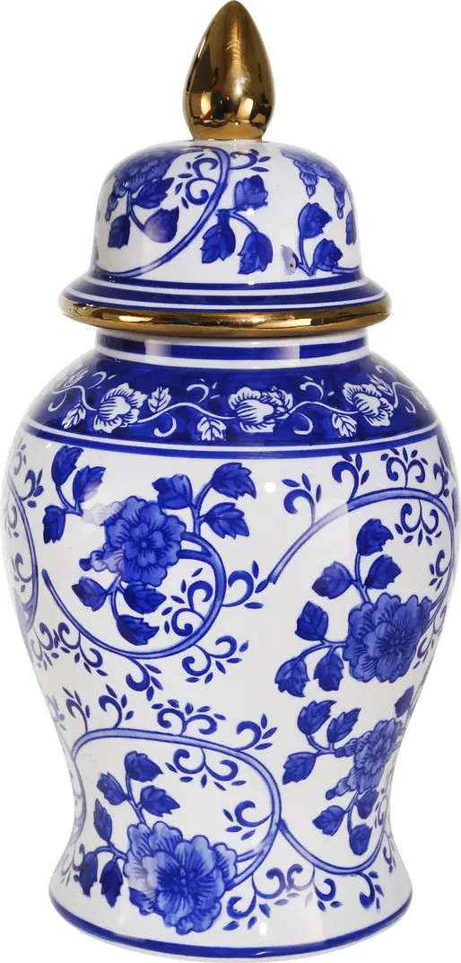 Floral 14" Ceramic Temple Jar | Nordstrom Rack