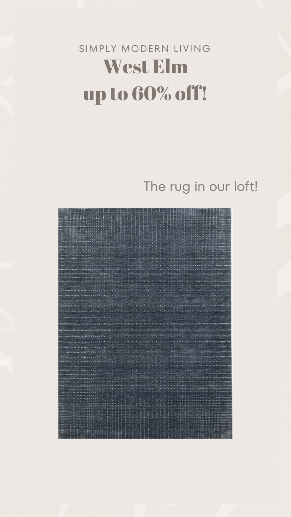 West elm rugs are some of my favorite with amazing quality and durability !

#LTKhome #LTKsalealert #LTKFind
