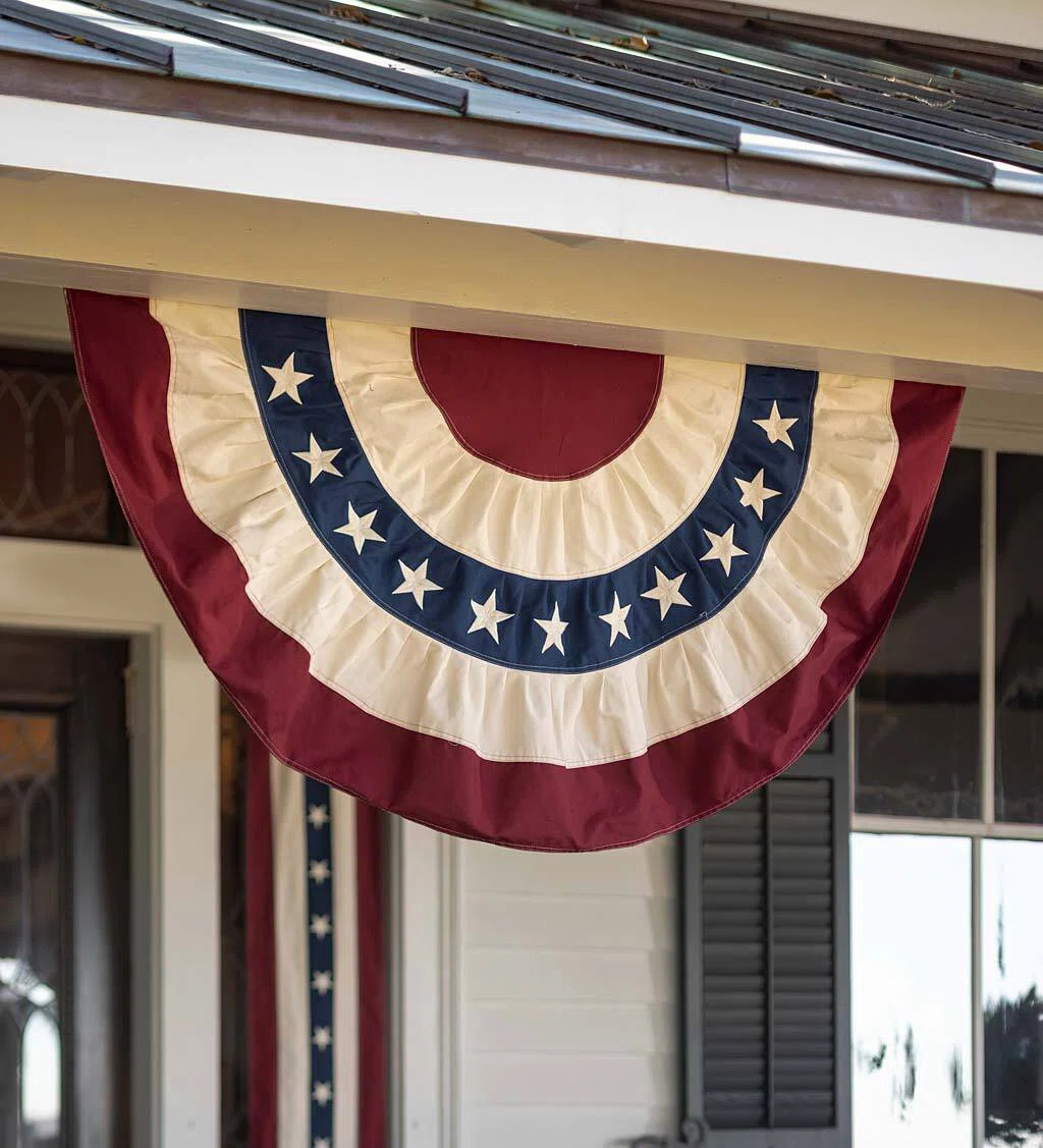 Double Sided Cotton Independence Day Bunting | Wayfair North America
