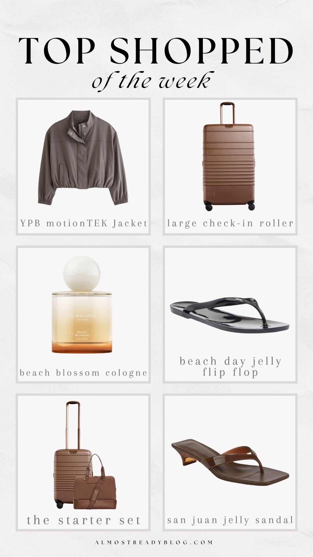 Top Shopped of the Week!!

Top sellers, Beis, Abercrombie, beauty, perfume, spring fashion, summer fashion, Amanda west

#LTKTravel #LTKSeasonal #LTKSaleAlert