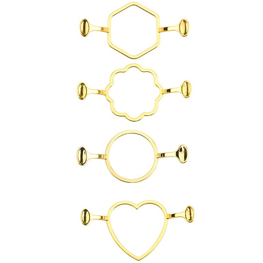 4pcs Wax Seal Molds Metal Wax Seal Stamp Rings Novel Shape Wax Sealing Moulds | Walmart (US)