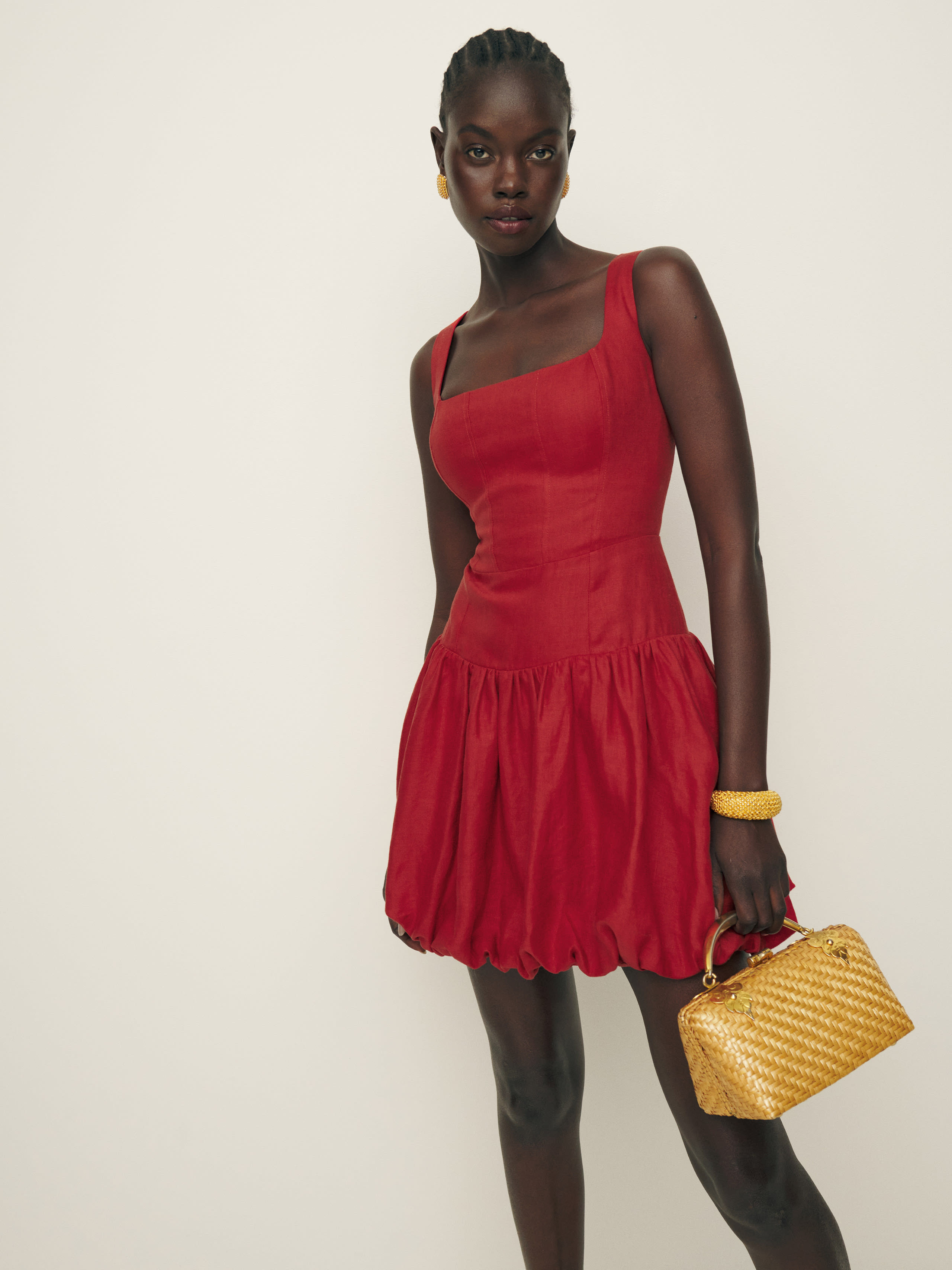 Delia Linen Dress | Reformation (Global)