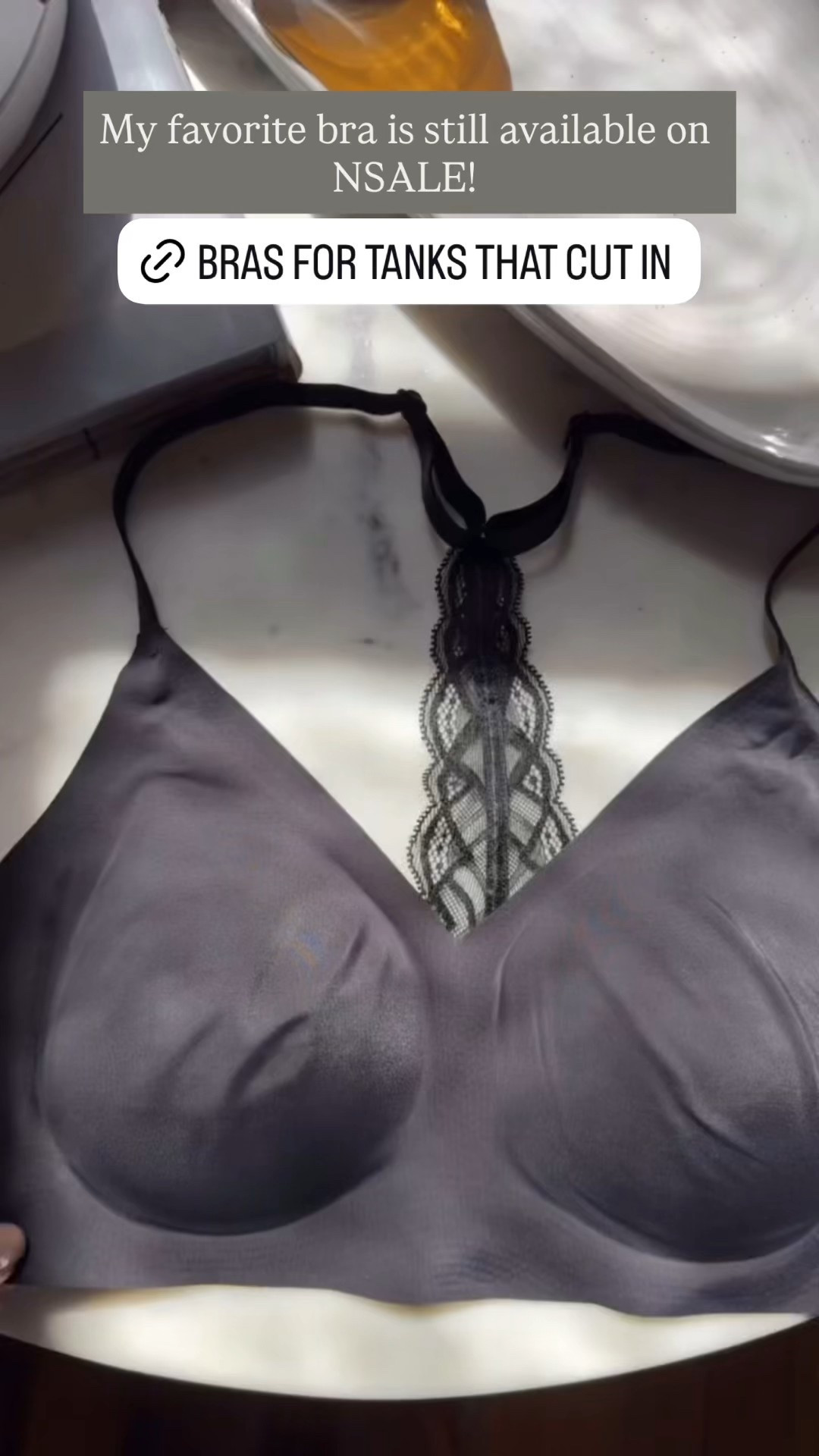 I always get asked what bra I wear with the tanks that cut in and it’s this True & Co bralette! Still available on Anniversary sale! 

#LTKFindsUnder50 #LTKSaleAlert