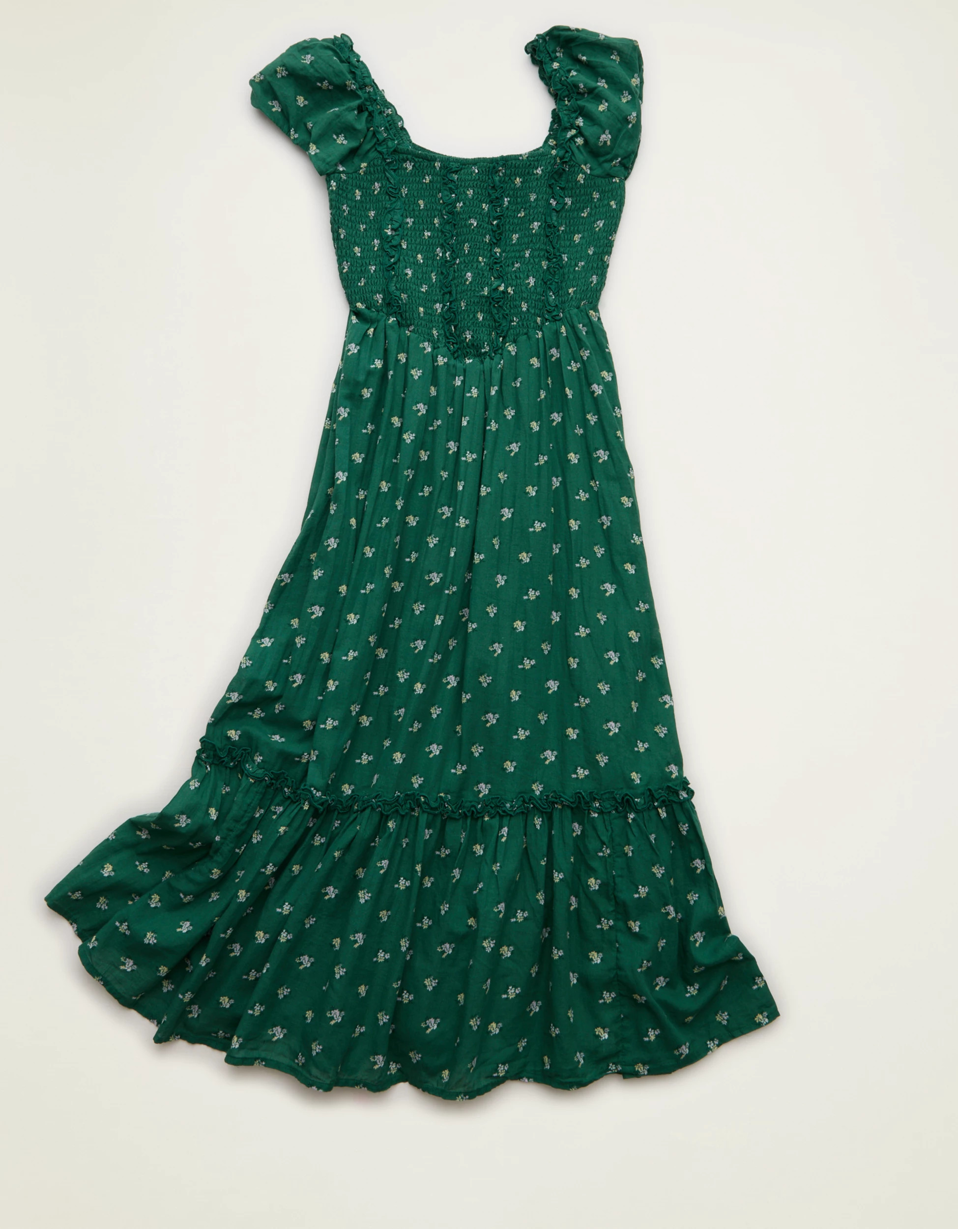 AE Short-Sleeve Midi Dress | American Eagle Outfitters (US & CA)