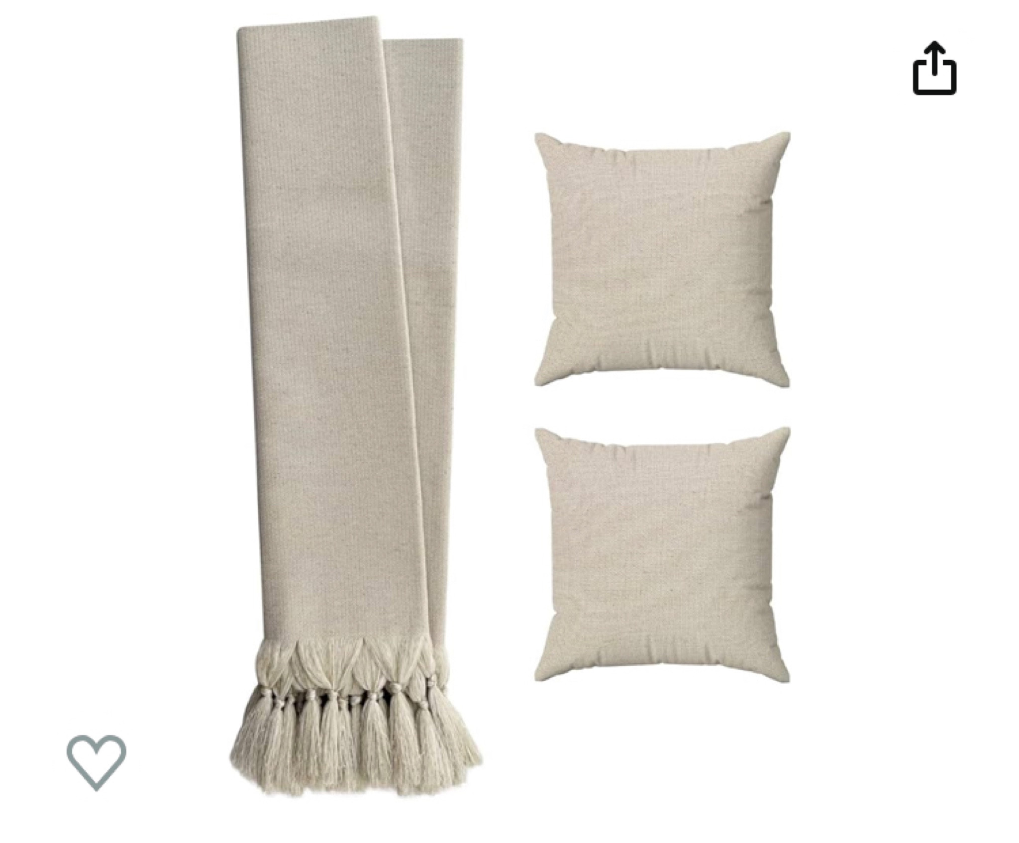 Kit Manta De Sofá Gigante 3 Metros Com 2 Capas De Almofadas Bege

#LTKtravel #LTKfamily #LTKbeauty