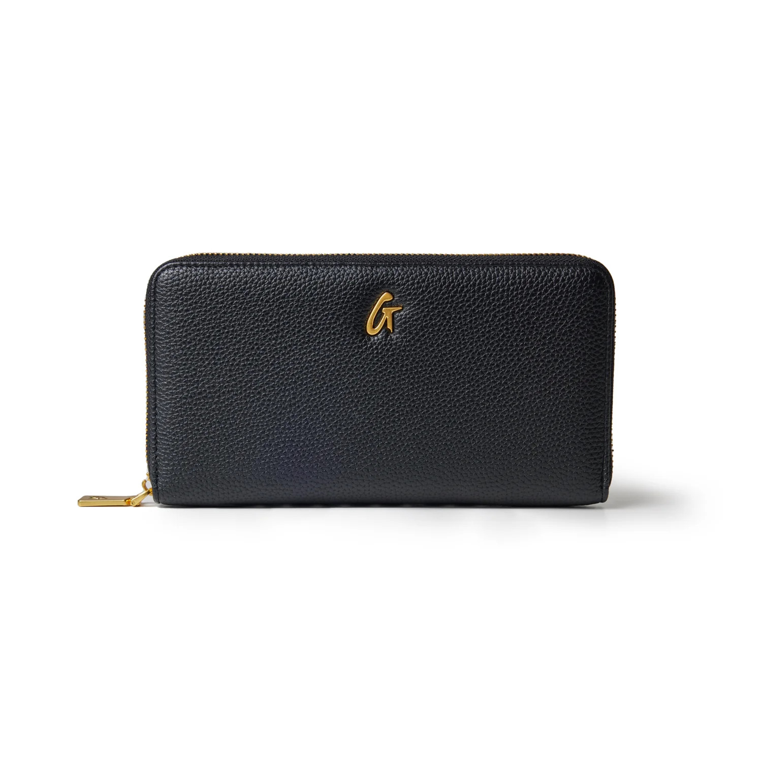 JUMBO PEBBLE WALLET - BLACK | Glam-Aholic Lifestyle