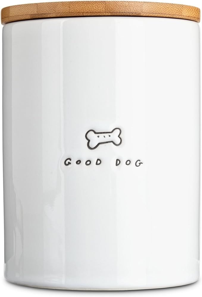 HARMONY Good Dog Ceramic Dog Treat Jar | Amazon (US)