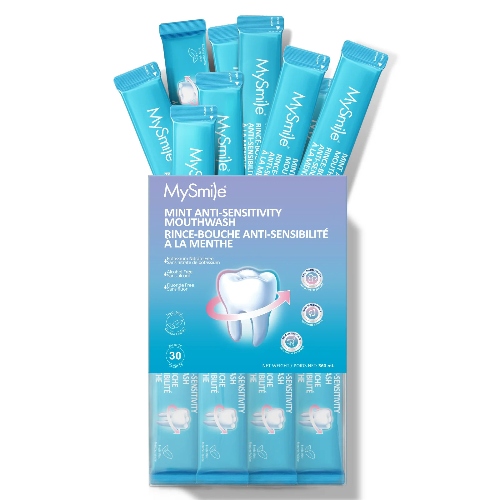 Nano-Hydroxyapatite Mouthwash for Sensitive Teeth | MySmile Oral Care