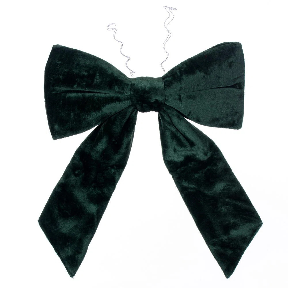 24" x 32" Faux Fur Bow. Festive Christmas Decor and it is Ready to Hang. | Wayfair North America