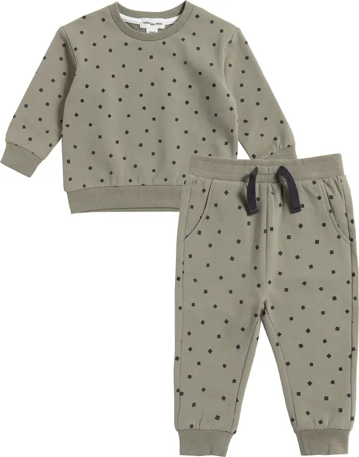 Geo Print Sweatshirt & Sweatpants Set | Nordstrom