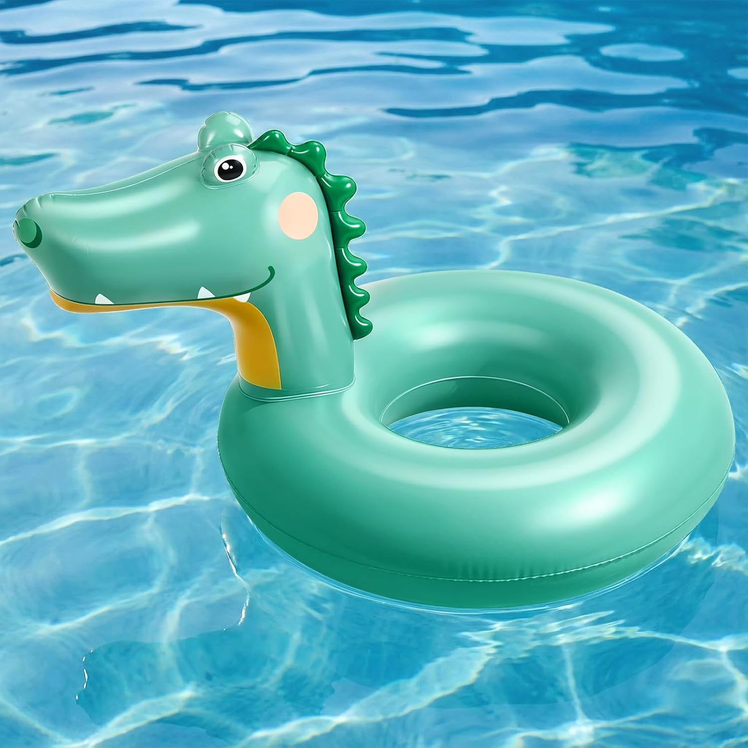 Moko Inflatable Swimming Rings, Pool Floats Swim Tubes Rings Round Shape Cute Cartoon Design Beac... | Amazon (US)