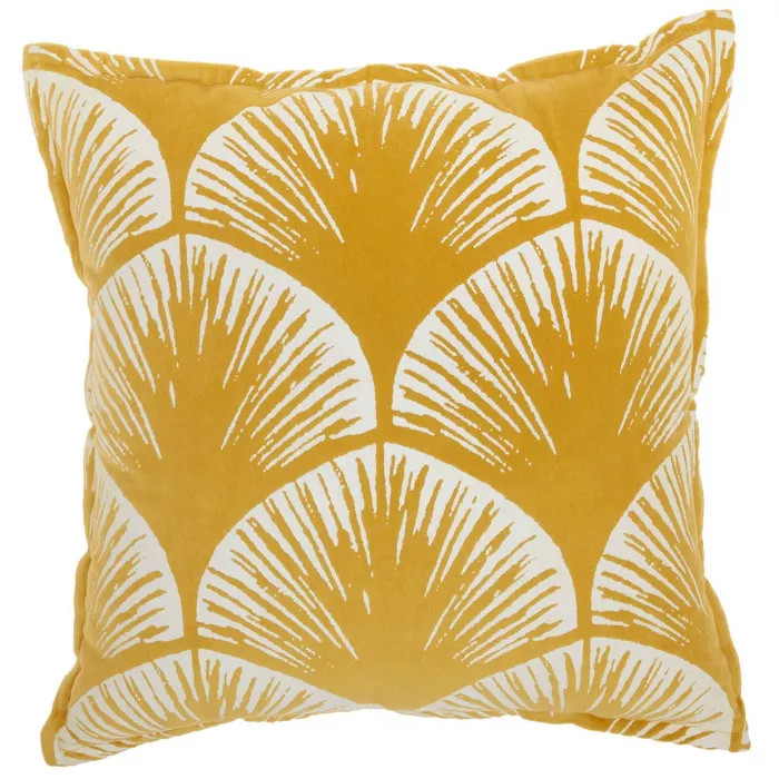 18"x18" Life Styles Velvet Scallops Throw Pillow - Mina Victory | Target