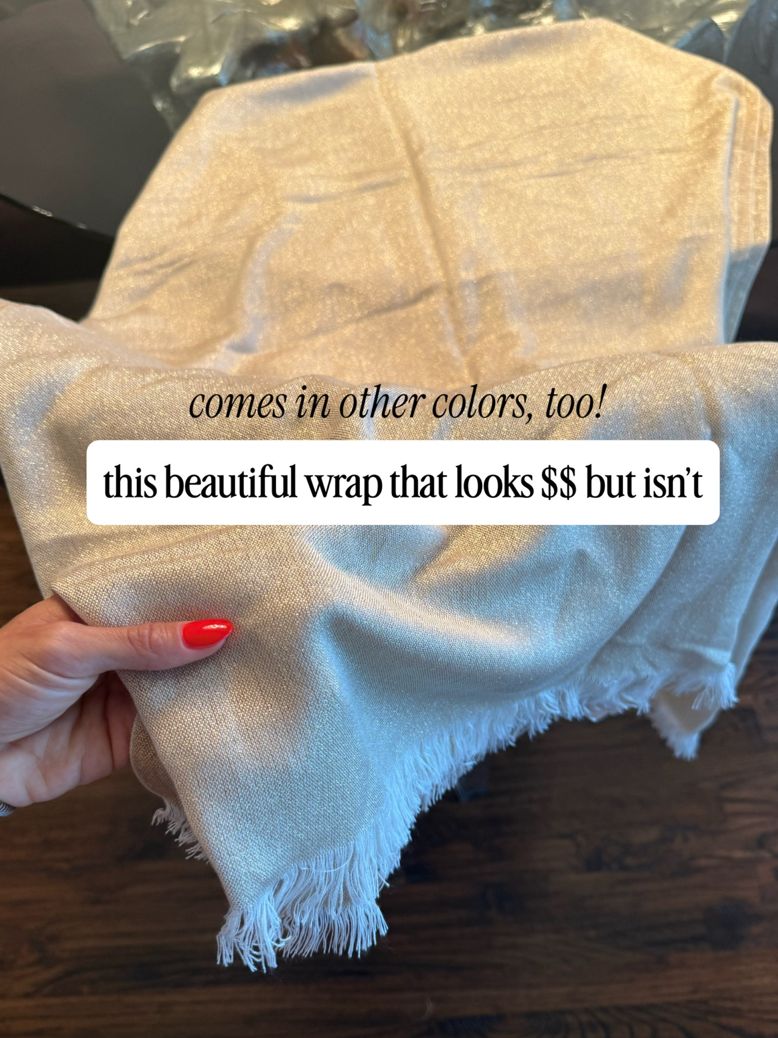 Love this wrap for the plain or dinner shimmer

#LTKSaleAlert #LTKPetite #LTKgrwm