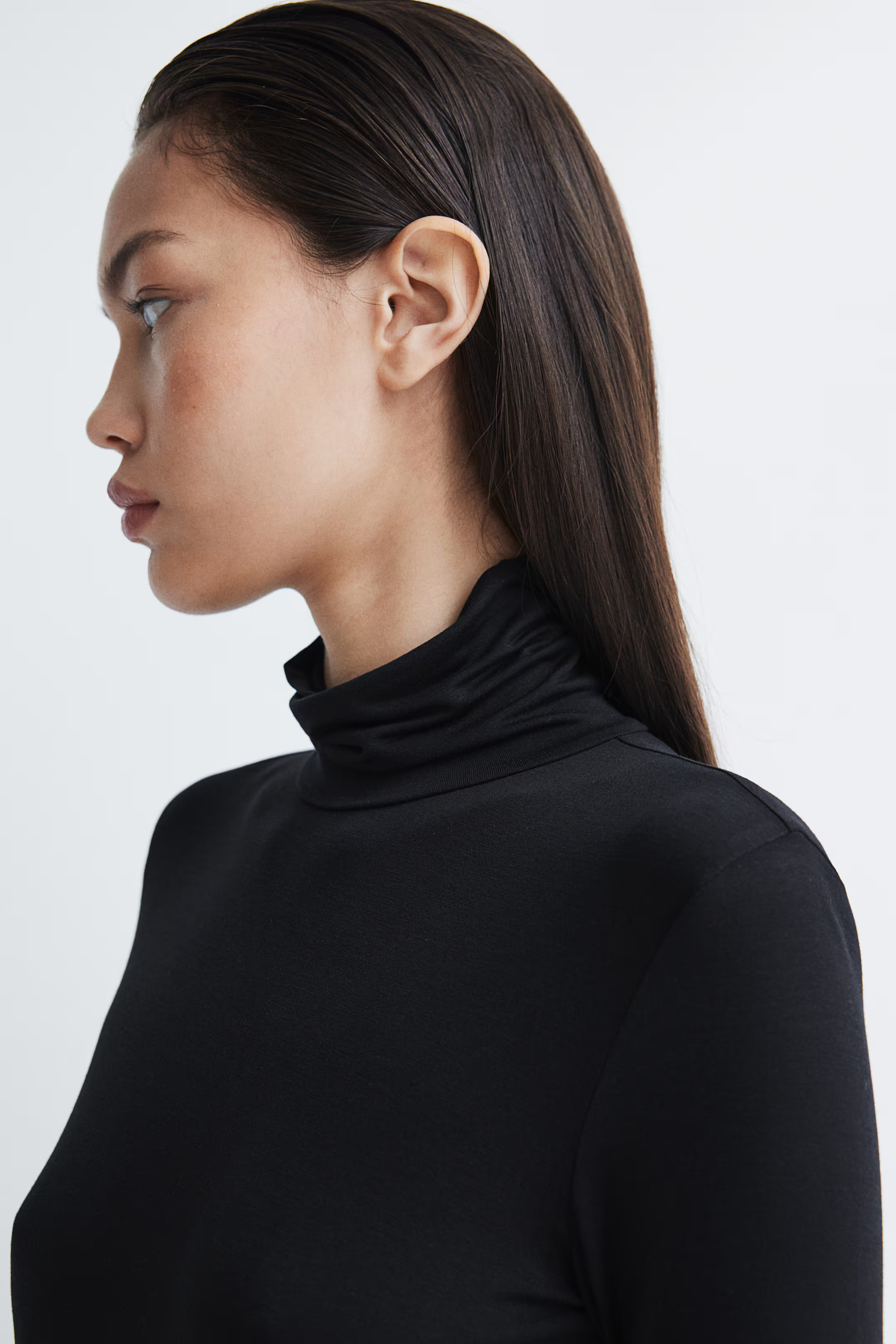 Turtleneck Top - Black - Ladies | H&M US | H&M (US + CA)
