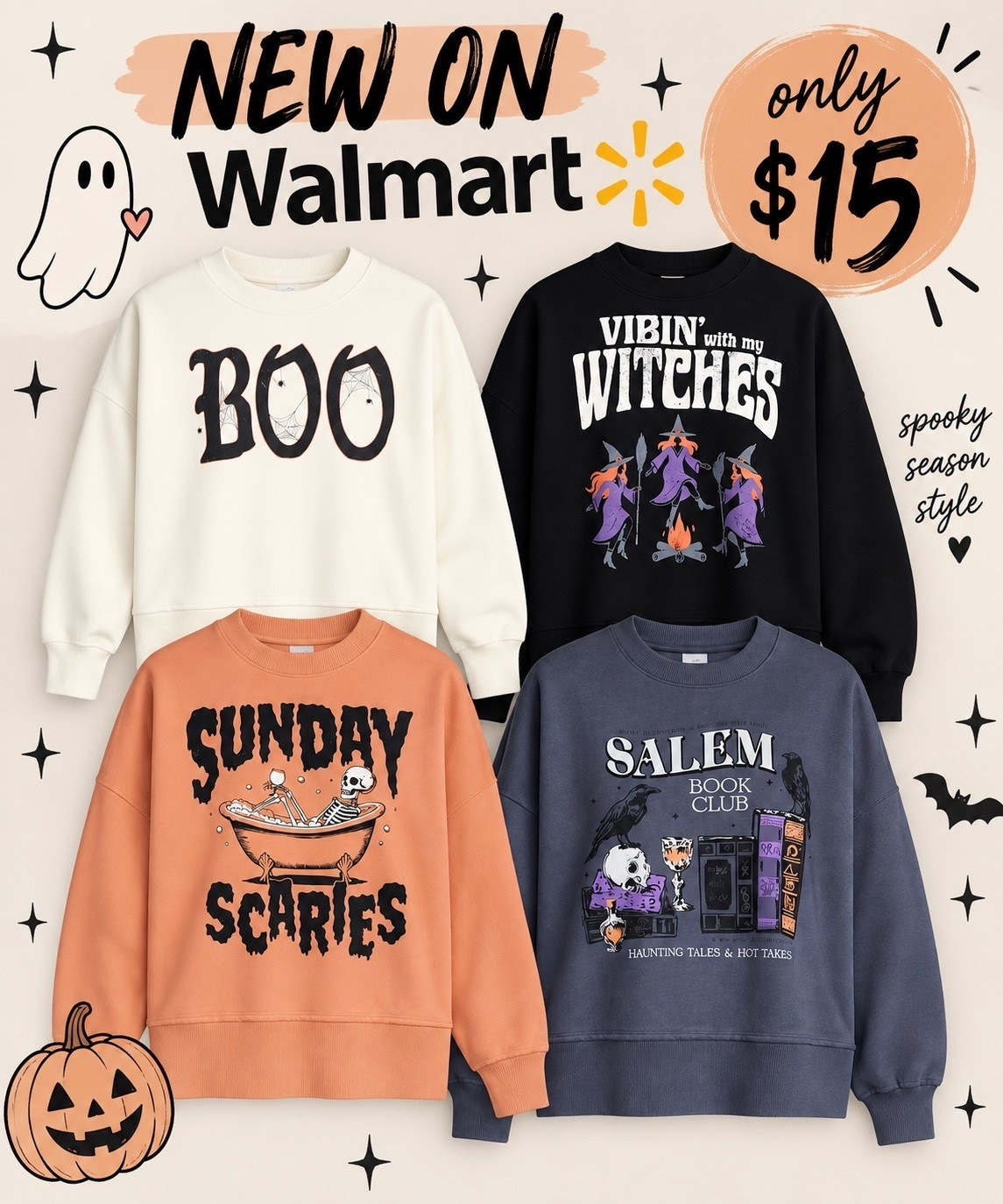 Fun Halloween sweatshirts!

#LTKSeasonal