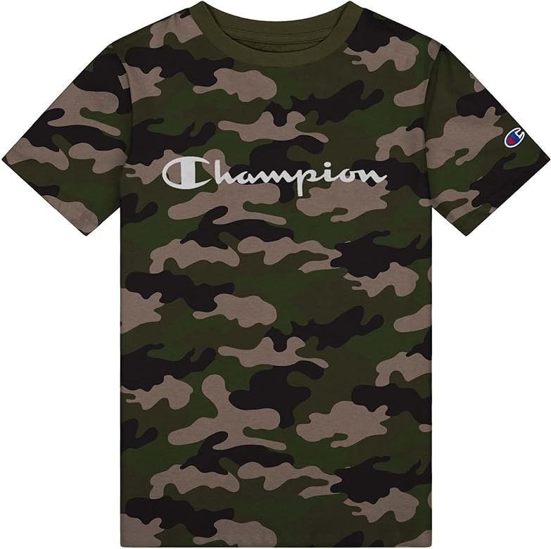 Champion Boy's Short Sleeve Fashion Tee Shirt Top for Kids | Amazon (US)