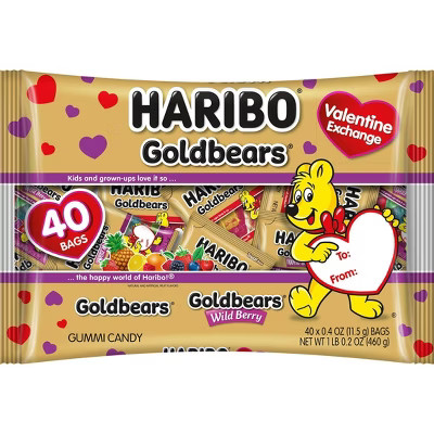 Haribo Valentine's Goldbears Wild Berry Bag 16oz/40ct | Target