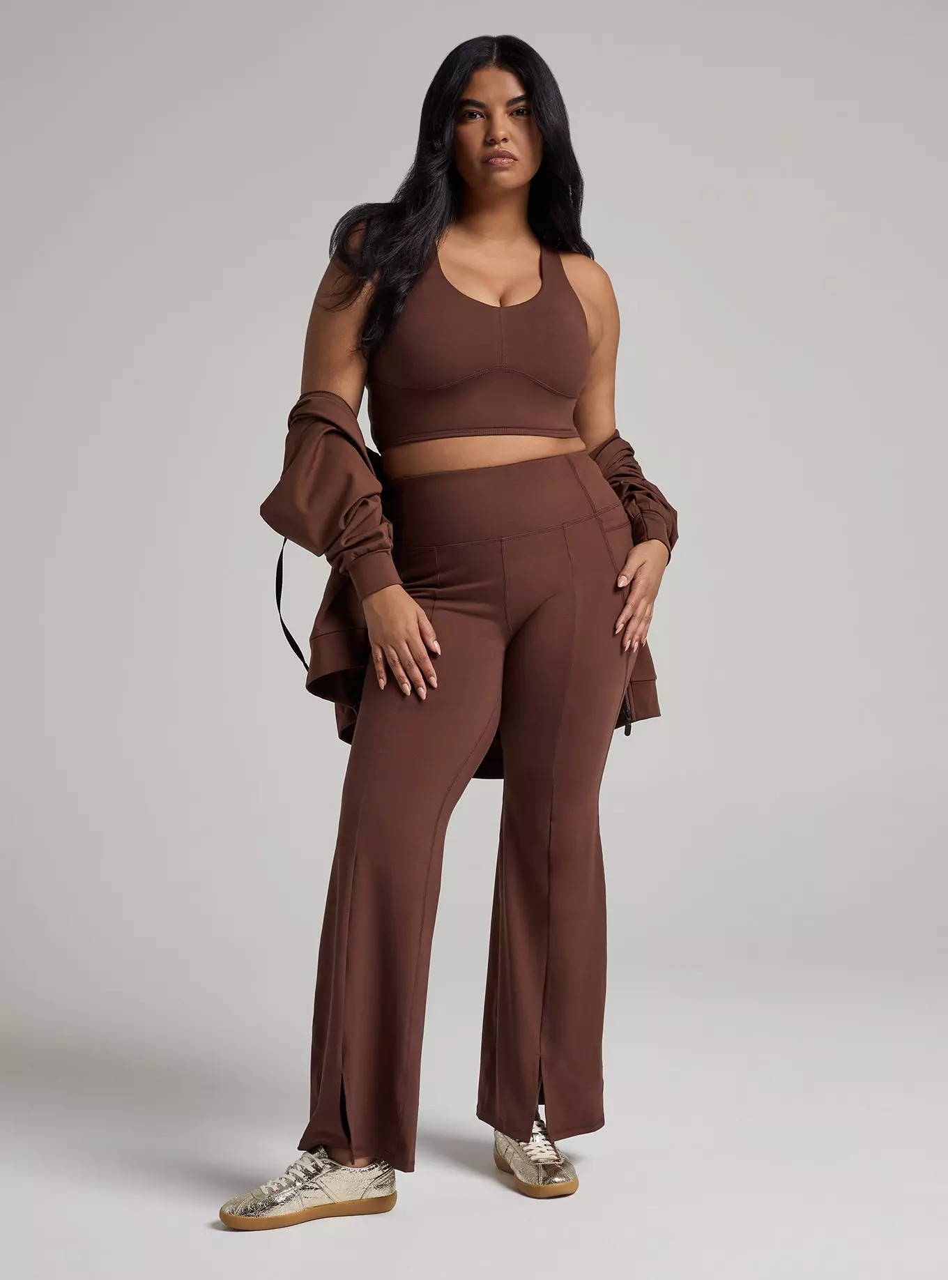 TRU Super Soft Performance Jersey Flare Legging | Torrid (US & Canada)