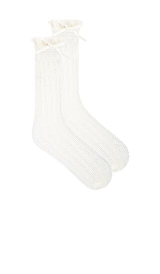 Casa Clara Kaili Socks in White. | Revolve Clothing (Global)
